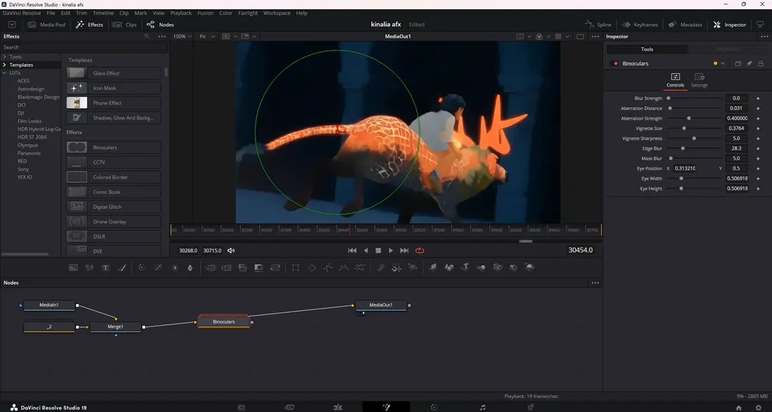 DaVinci Resolve — Fusion page
