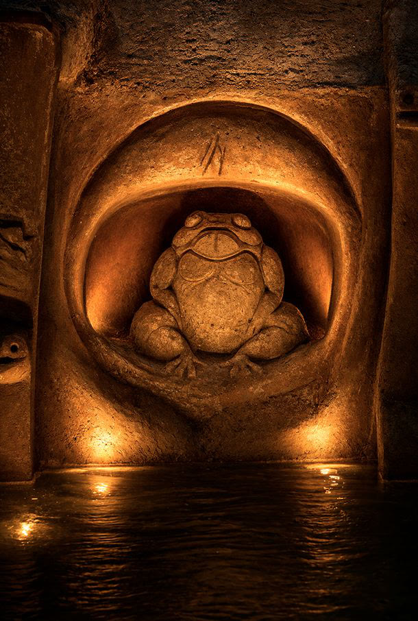 La rana en la cueva